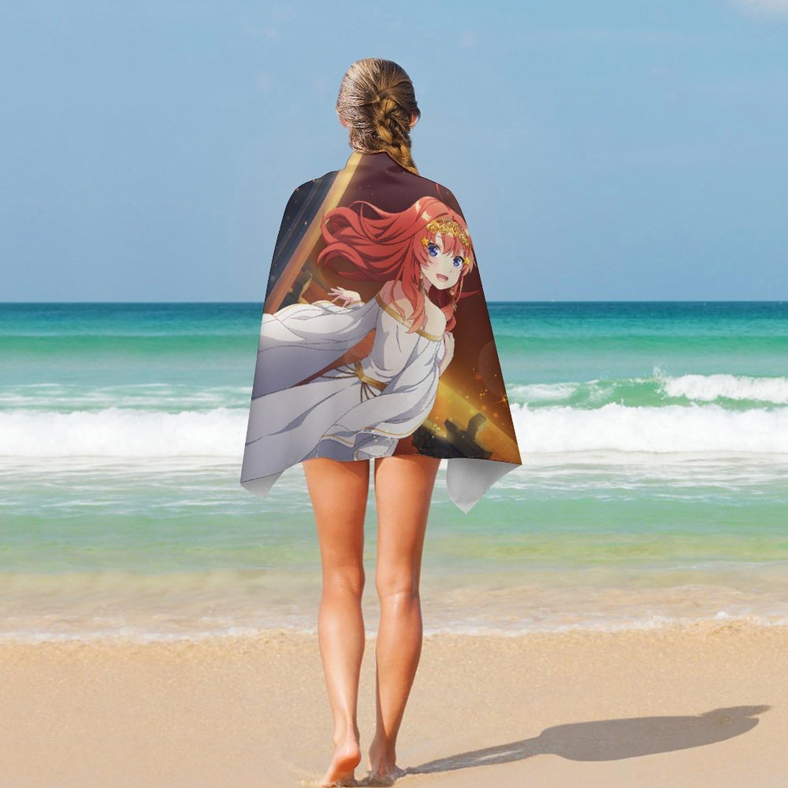 Amazon.co.jp: 五等分の花嫁 中野 五月 ビーチタオル 大判 速乾性